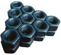 Гайка 23 Болта, М10, высокопрочная, черная, к.п.12.9, ГОСТ 5927,10 шт. гкп129934ч10ф10