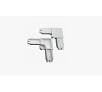 Угол GREEN MAX соединительный алюминиевый под32 профиль, 100шт, БЕЛЫЙ 329016