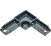 Угол GREEN MAX соединительный алюминиевый под32 профиль, 100шт, АНТРАЦИТ 2127