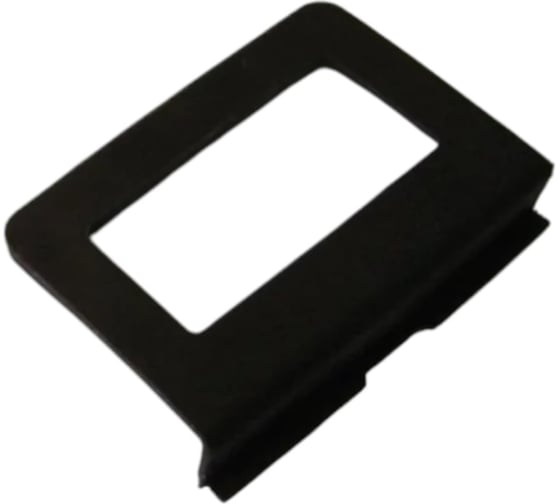 Ручка для москитной сетки GREEN MAX большая трапециевидная ЧЕРНАЯ, 200шт, 9005 1