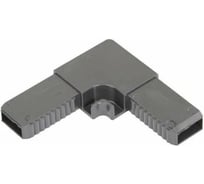 Уголок GREEN MAX 0,8 москитной сетки цельнолитой ПВХ 30*30, АНТРАЦИТ, 100шт, Н4013а