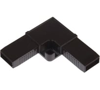 Уголок GREEN MAX 0,8 москитной сетки цельнолитой ПВХ 30*30, ЧЕРНЫЙ, 100шт, Н4013ч