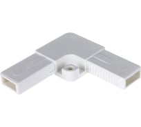 Уголок GREEN MAX 0,8 москитной сетки цельнолитой ПВХ 30*30, БЕЛЫЙ, 100шт, Н4013б