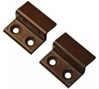 Крепление москитной сетки GREEN MAX ABS нижнее, коричневое (уп. 300шт) А0698017