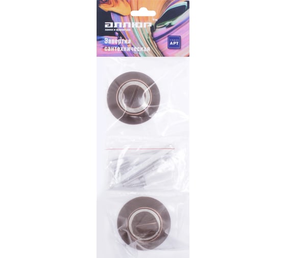 Сантехническая завертка к ручкам Аллюр BK-R1 ORB3152 темная медь 11200