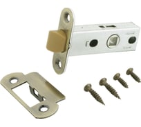 Защелка Аллюр L45-8-PR18 AB (старая бронза; пластик; овальная торцевая планка 18 мм; без ручек) 11571