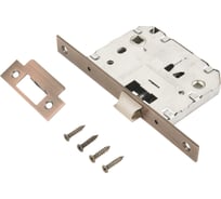 Защелка Аллюр (старая медь; планка 18 мм; без ручек; с фиксатором) 11224