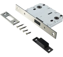 Защелка Аллюр (матовый никель; магнитная; без ручек; с фиксатором) 11551