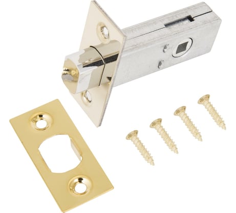 Задвижка Аллюр LB45-6 PB (золото; 6 мм; без ручек) 11235