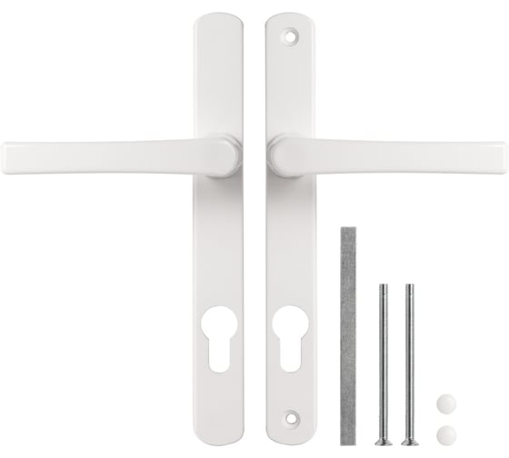 Ручка на планке Punto  HANDLE.85.25.67-75 RAL 9016 белый 60259