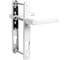 Ручка на планке Punto  HANDLE.85.25.67-75 RAL 9016 белый 60259 1