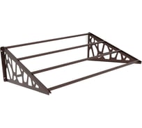 Козырек АрсеналЪ Loft+ коричневый (дом, дача, дверь, крыльцо) серия ARSENAL AEGIS мод. AR18K2B18H9-06