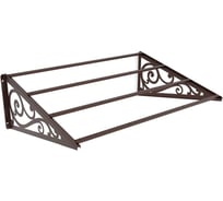 Козырек АрсеналЪ Классик+ коричневый (дом, дача, дверь, крыльцо) серия ARSENAL AEGIS мод. AR18K2B28H9-06