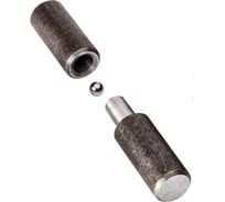 Левша Петля приварная гаражная d34x140 мм, с шариком (2 шт) без покрытия У1-9120.W