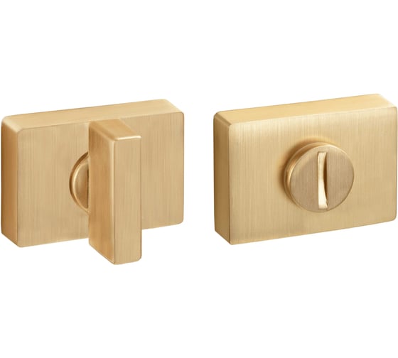 Завертка к ручкам PUERTO золото матовое, сатинированное INBK AL 01 SSG 1