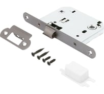 Защелка Аллюр (графит; овальная планка 18 мм; без ручек; с фиксатором) 11739