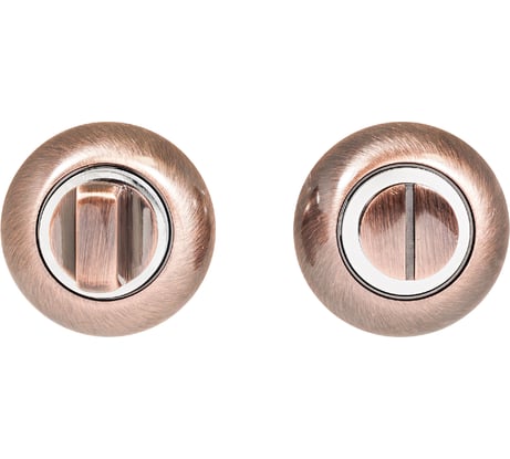 Сантехническая завертка к ручкам Аллюр старая медь 10930