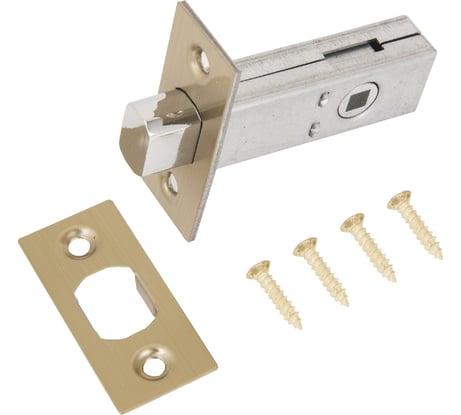 Задвижка Аллюр LB45-6 SB (матовое золото; 6 мм; без ручек) 11233