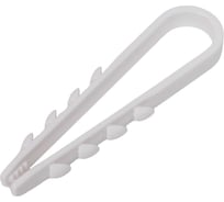 Дюбель-хомут Gigant 5-10мм, нейлон, 100шт. белый 123991