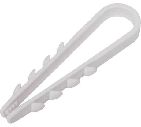 Дюбель-хомут Gigant 5-10мм, нейлон, 100шт. белый 123991