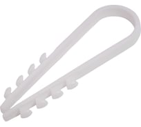 Дюбель-хомут Gigant 11-18мм, нейлон, 100шт. белый 123993