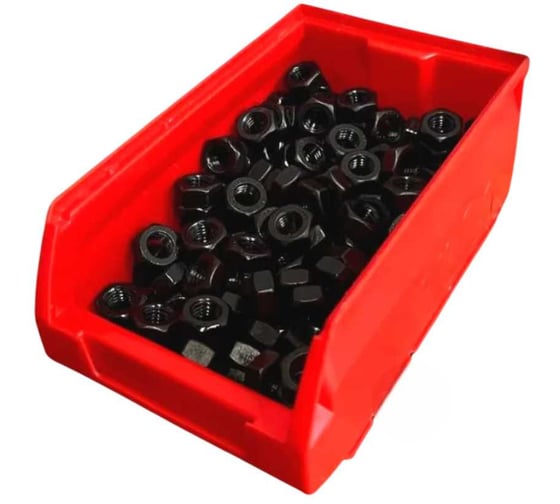 Гайка 23 Болта М10 высокопроч. черная к.п.12.9 ГОСТ 5927,200 шт.(контейнер) гкп129934ч10ф200 1