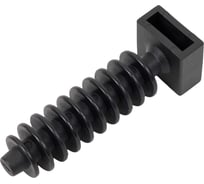 Дюбель под хомут-стяжку Gigant, 8x45мм, нейлон, 100шт. черный 23997