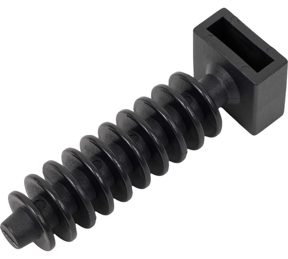 Дюбель под хомут-стяжку Gigant, 8x45мм, нейлон, 100шт. черный 23997 1