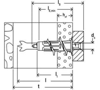 Дюбель Fischer DUOBLADE 6шт 578805