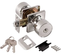 Ручка защелка Punto DK772/BL, CP-ET, ключ/фиксатор, хром 58413