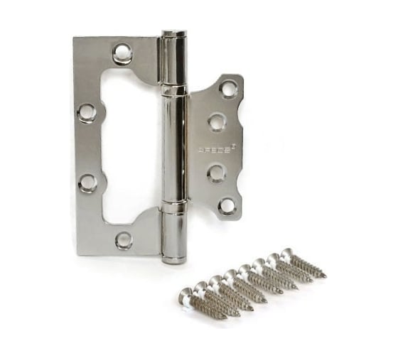 Петля накладная Apecs 100*75*2,5-B2-Steel-CR-Blister 18047