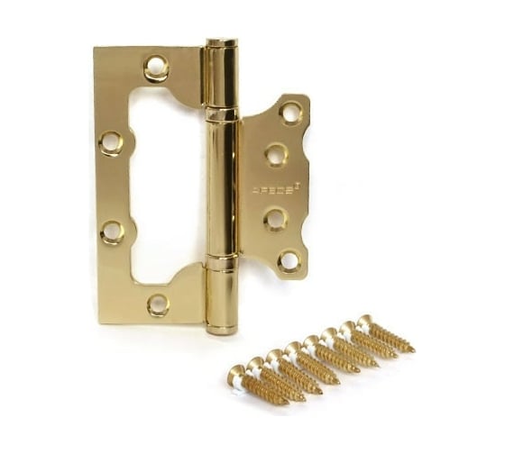 Петля накладная Apecs 100*75*2,5-B2-Steel-G-Blister 18046 1