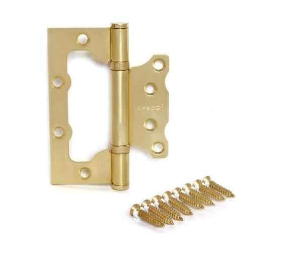 Петля накладная Apecs 100*75*2,5-B2-Steel-GM-Blister 18050 1