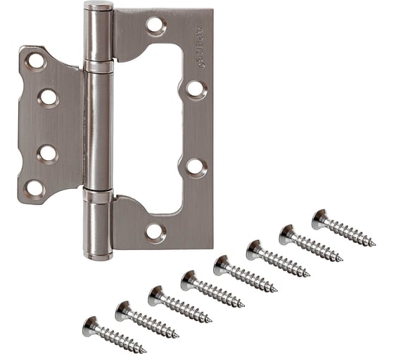 Петля накладная Apecs 100*75*2,5-B2-Steel-NIS-Blister 18051