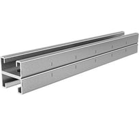СТРАТ-профиль двойной перфорированный OSTEC 41x21x1700, толщ. 1,5 мм, гальван. цинк СПД-41х21х1700-1,5-ЭЦ