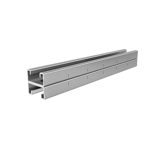 СТРАТ-профиль двойной перфорированный OSTEC 41x21x2700, толщ. 1,5 мм, гальван. цинк СПД-41х21х2700-1,5-ЭЦ