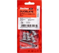 Дюбель с шурупом Fischer DUOBLADE, 4шт 578806