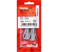 Дюбель Fischer SX Plus, 14x70, 2шт 578816