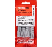 Дюбель Fischer SX Plus, 12x60, 4шт 578815