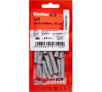 Дюбель с буртом Fischer UX, 6x35 R, 20шт 578875