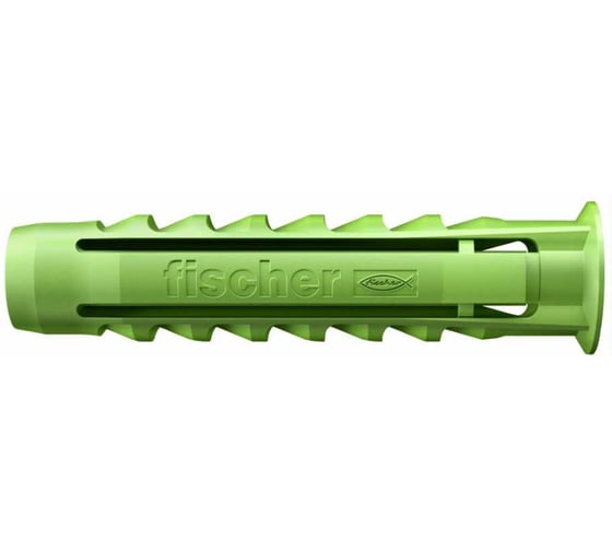 Дюбель распорный Fischer для полнотелых материалов, 10x50мм, SX, Green, 10шт 532720 1