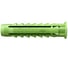 Дюбель распорный Fischer для полнотелых материалов, 10x50мм, SX, Green, 10шт 532720 1