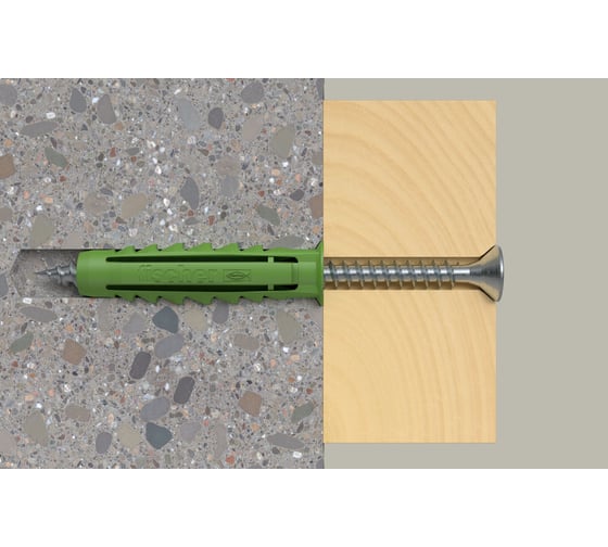 Дюбель распор. для полнотелых материалов Fischer 8x40мм SX Green 20шт 532717