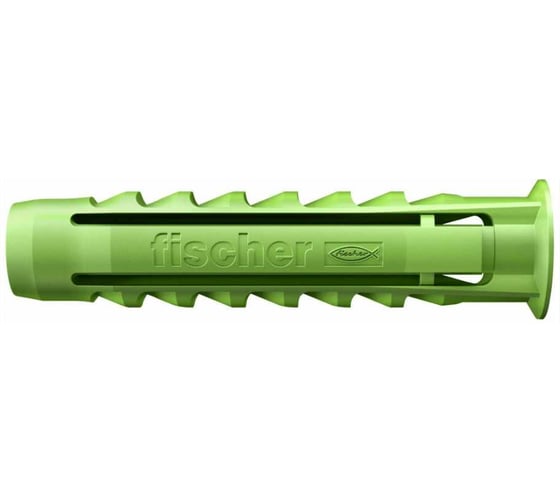 Дюбель распорный Fischer для полнотелых материалов, 5x25мм, SX, Green, 50шт 532712