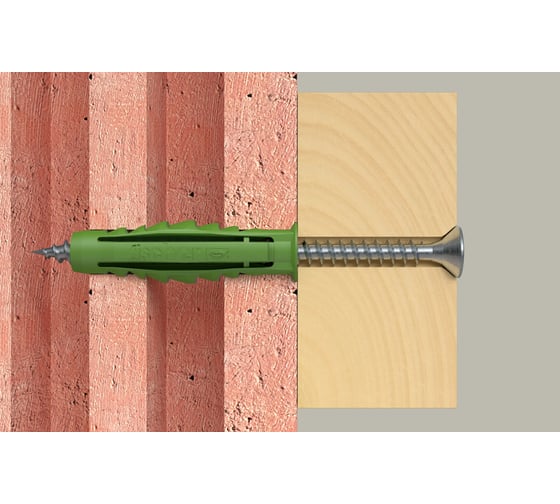 Дюбель распор. для полнотелых материалов Fischer 6x30мм SX Green 30шт 532714
