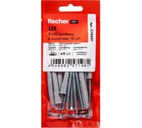 Дюбель с буртом/шуруп Fischer UX, 6x50 R, 10шт 578881