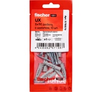 Дюбель с буртом/шуруп Fischer UX, 5x30 R, 10шт 578879