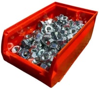 Гайка М12 высокопрочная 23 БОЛТА оцинкованная класс прочности 10 DIN934, 150 шт. (контейнер) гог12-пр10ф150