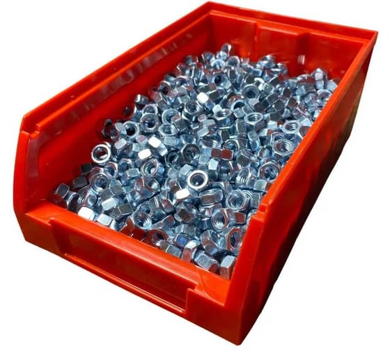 Гайка 23 БОЛТА М6, высокопрочная, ОЦ, к.п.10, DIN934, 1000 шт., контейнер 2000000238593ф1000 1