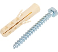 Дюбель SORMAT NAT, 12x50, шуруп 8x70, 15 шт 9620221271